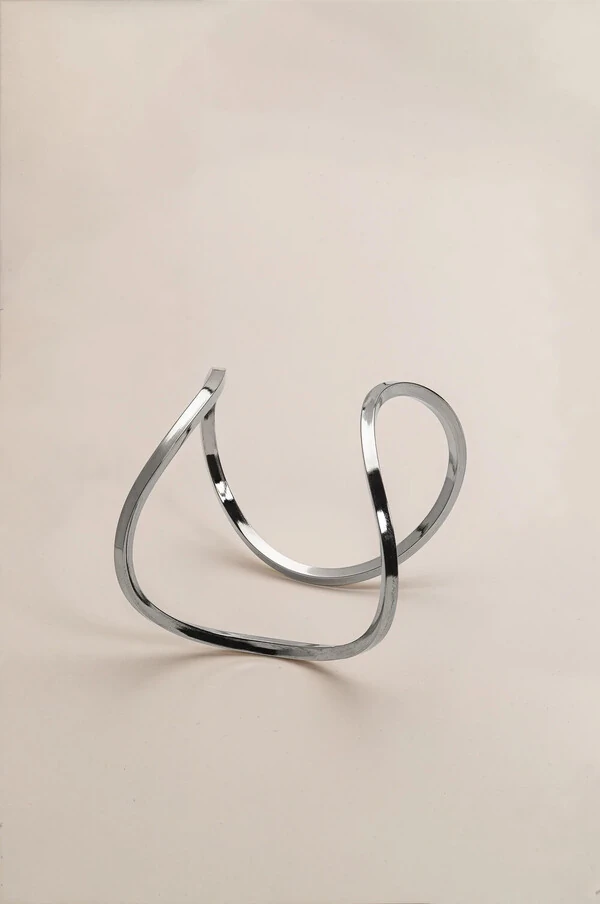 Pulseira Bracelete Encontro Prateado