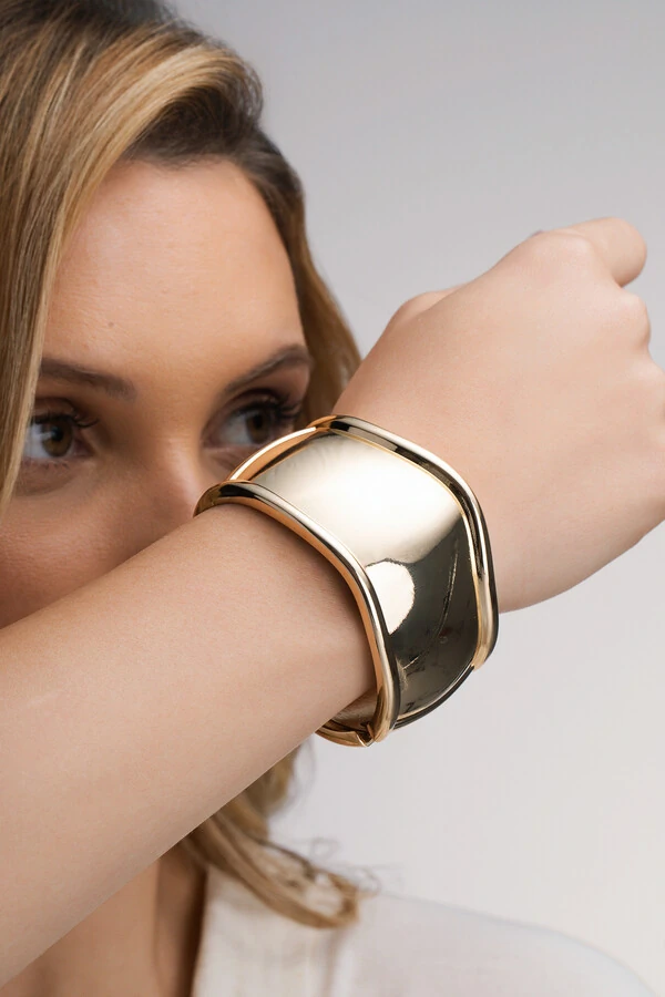 Pulseira Bracelete Largo Bold