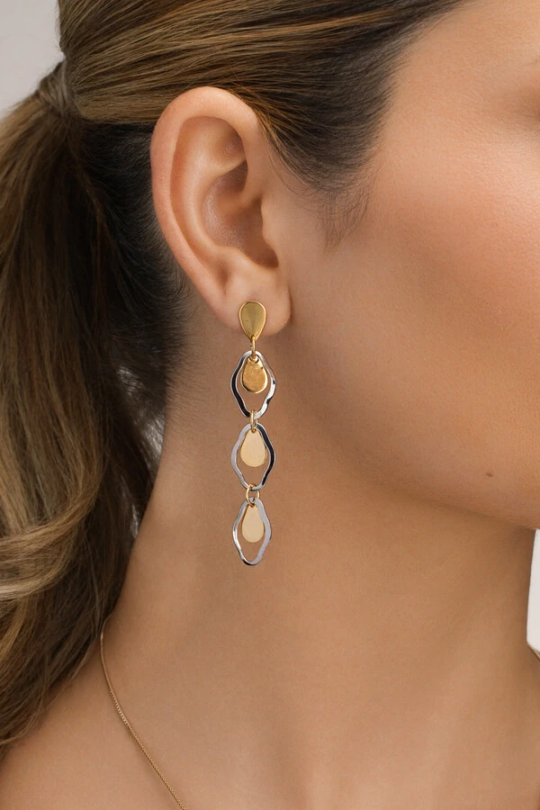 Brinco Dois Tons Orgânicos