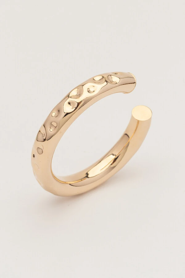 Pulseira Dourada Martelada