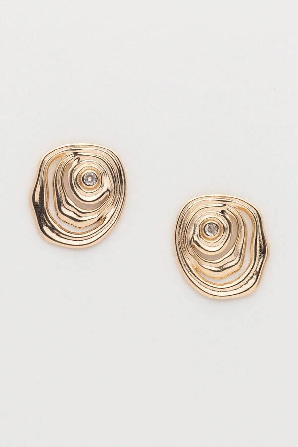 Brinco Dourado Vibração Zircônia M