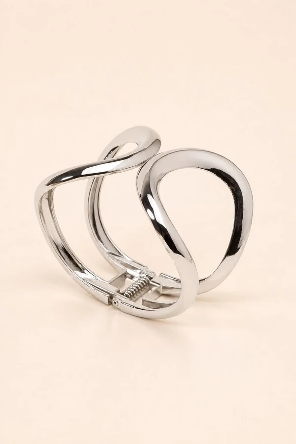 Pulseira Larga Bracelete Infinito Vazado