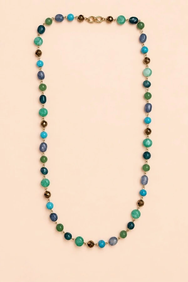 Colar Longo Ipanema Mix Pedras