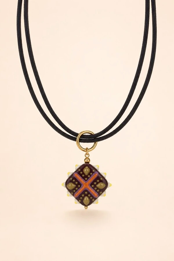 Pingente Almofada Banho Ouro 18k
