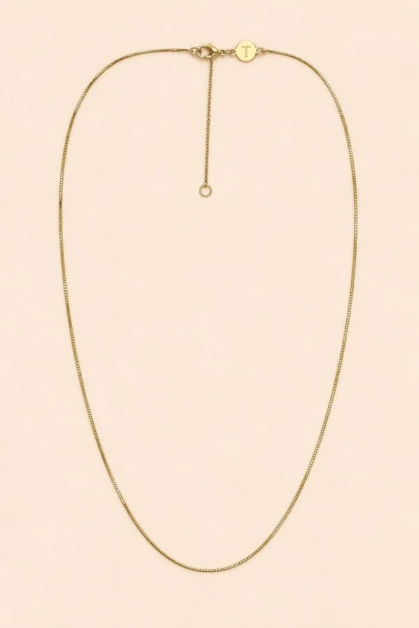 Colar Veneziana 45 cm Banho Ouro 18K