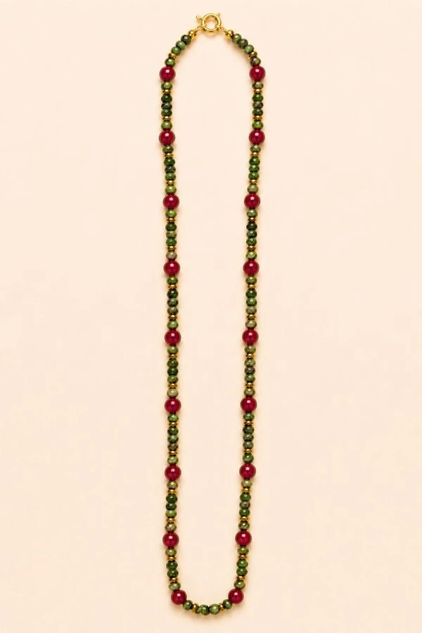Colar Longo Veronica Banho Ouro 18K