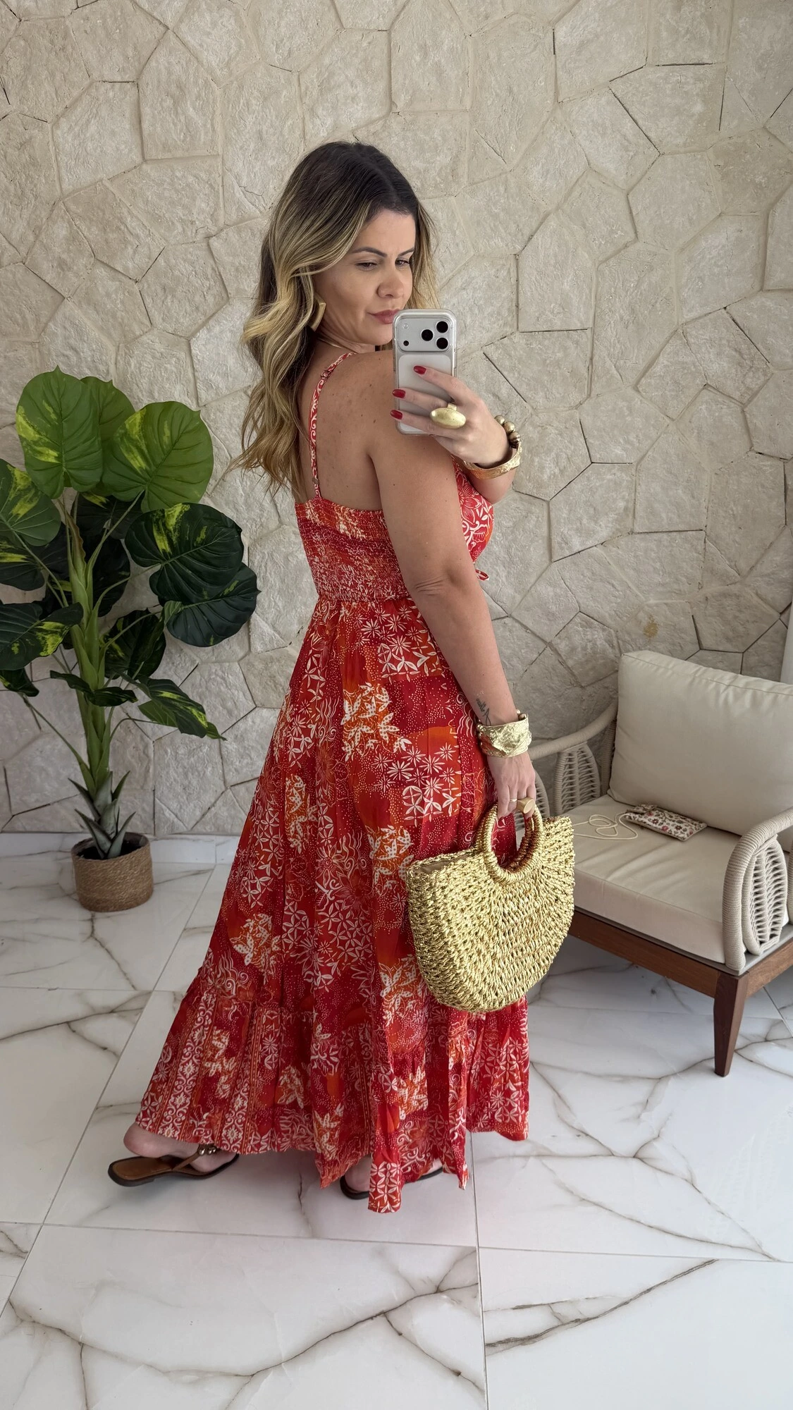 Foto Vestido Boho Chic Longo Manu