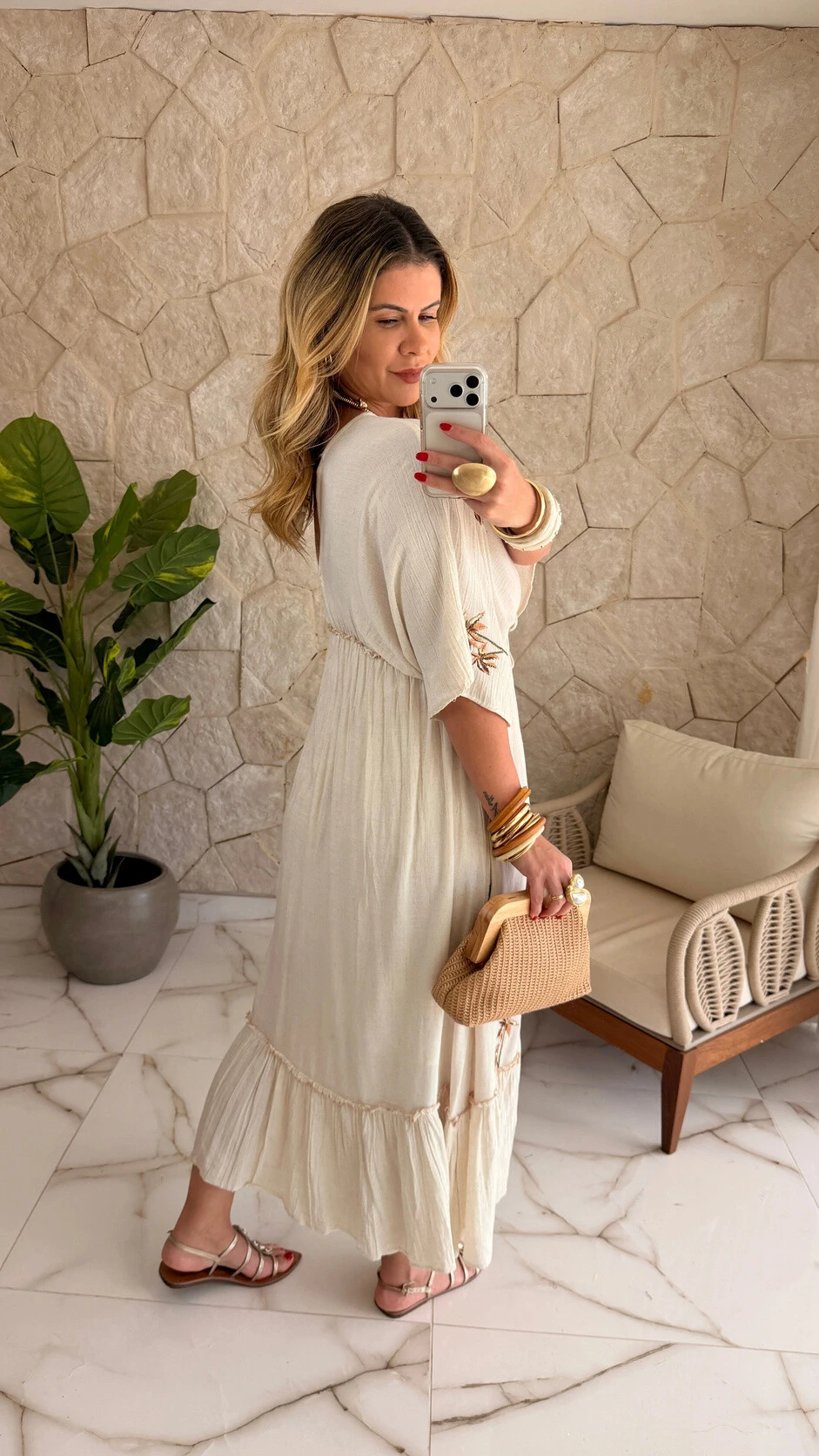 Foto Vestido Boho Chic Oásis