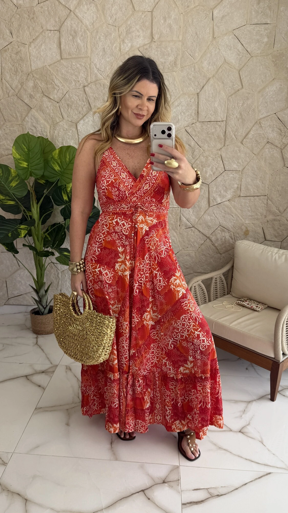 Foto Vestido Boho Chic Longo Manu