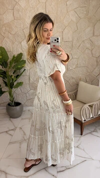 Vestido Boho Chic Longo Lavínia