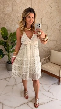 Vestido Curto Boho Chic Fontana