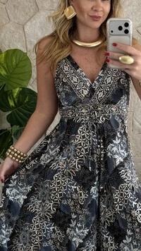 Vestido Boho Chic Longo Manu