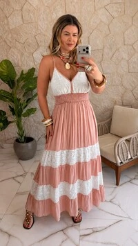 Vestido Boho Chic Longo Roberta