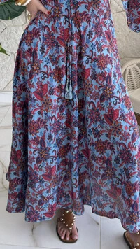 Vestido Boho Chic Longo Lena