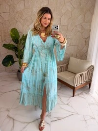 Vestido Boho Chic Safira