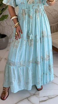 Vestido Boho Chic Longo Lavínia