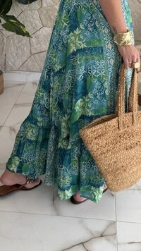 Vestido Boho Chic Longo Manu
