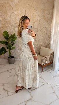 Vestido Boho Chic Longo Lavínia