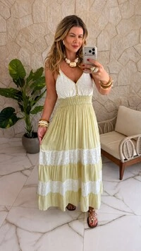 Vestido Boho Chic Longo Roberta