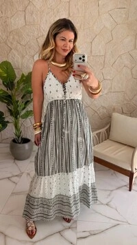 Vestido Boho Chic Manoela
