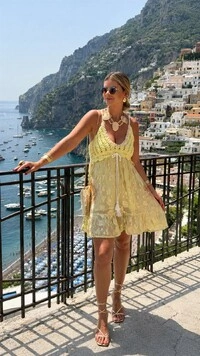 Vestido Boho Chic Curto Siena