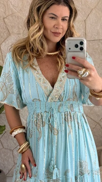 Vestido Boho Chic Longo Lavínia