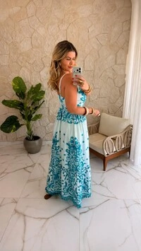 Vestido Boho Chic Longo Isadora