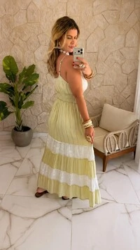 Vestido Boho Chic Longo Roberta