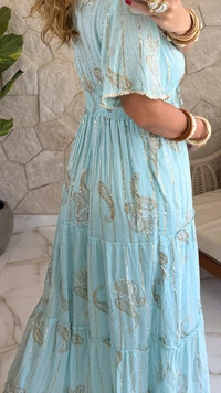 Vestido Boho Chic Longo Lavínia