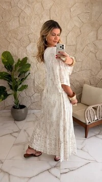 Vestido Boho Chic Longo Lívia