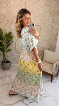 Vestido Boho Chic Celina