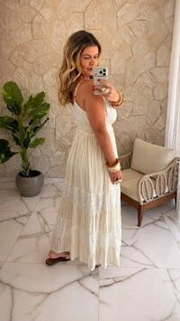 Vestido Boho Chic Longo Roberta