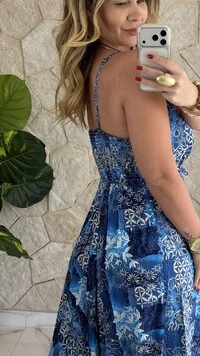Vestido Boho Chic Longo Manu