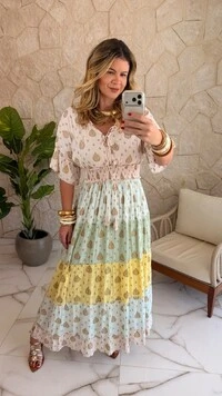 Vestido Boho Chic Celina
