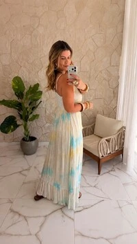 Vestido Boho Chic Longo Íris