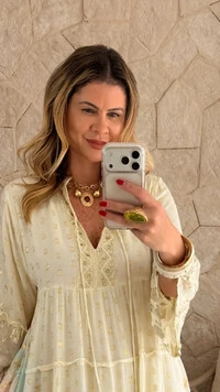 Vestido Boho Curto Aquarela