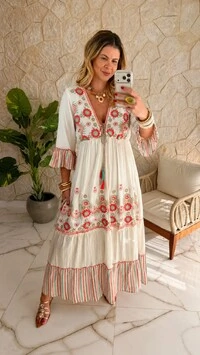 Vestido Boho Chic Serena