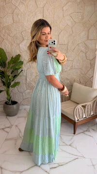 Vestido Boho Chic Longo Maia