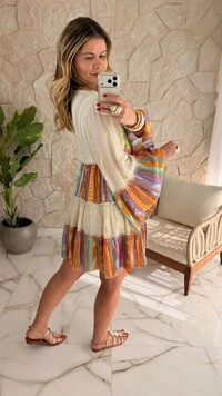 Vestido Boho Curto Amália
