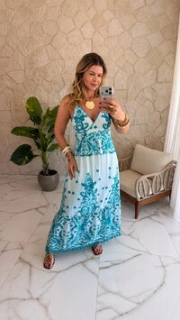 Vestido Boho Chic Longo Isadora