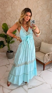 Vestido Boho Chic Flora