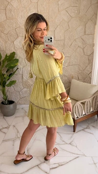 Vestido Boho Chic Curto Mara