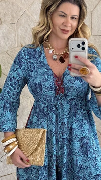 Vestido Boho Chic Longo Lena
