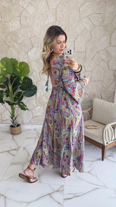 Foto Vestido Boho Chic Longo Lena