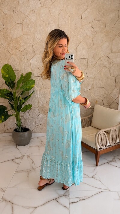 Foto Vestido Boho Chic Longo Lívia