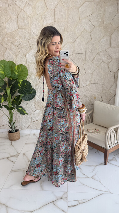 Foto Vestido Boho Chic Longo Lena