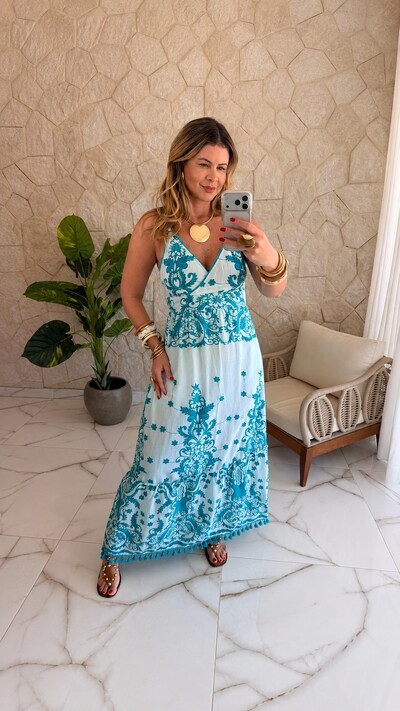 Foto Vestido Boho Chic Longo Isadora