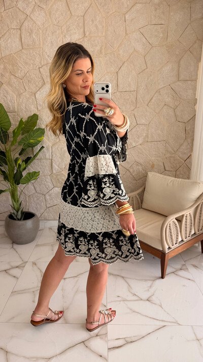 Foto Vestido Boho Chic Curto Dália