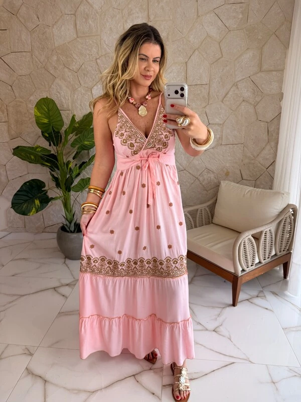 Vestido Boho Chic Flora