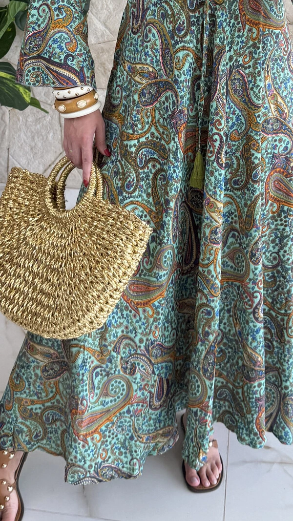 Vestido Boho Chic Longo Lena
